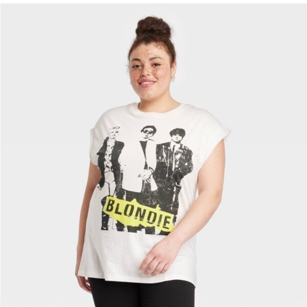 Women's Blondie Graphic Muscle Tank Top -
White new